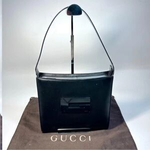 Gucci Black Leather Handbag